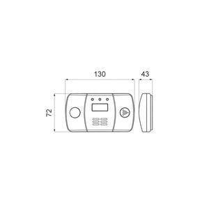 Rilevatore Monossido di Carbonio Sensore Figaro EN50291-1:2018