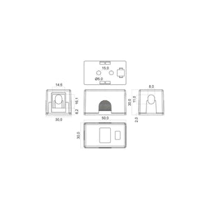 Scatola da Parete per Keystone Singola