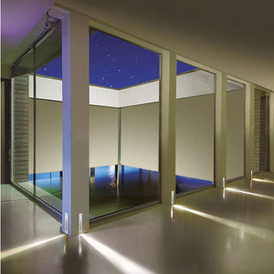 Segnapasso Led Esterno Lama di Luce Antracite 3W IP65 Luce Calda con Cassaforma