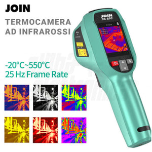 Termocamera Professionale Infrarossi IP54 con Scheda Memoria