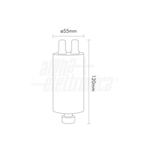 Condensatore 80 µF 450V Faston 6,3 mm Polipropilene per motori