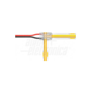 esempio di connessione con striscia led