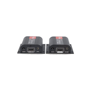 Extender HDMI Cat 6 4K 30Hz 40 m (1080p 70 m) con Ripetitore Telecomando IR
