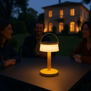 Lampada Solare da Tavolo Glamp 3 in 1 Color Giallo