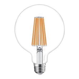 Lampadina Led Globo E27 18W 3200 Lumen 3000K 125mm Trasparente