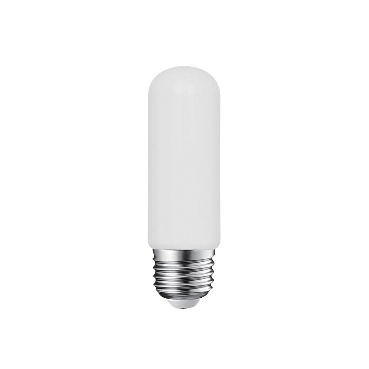 Lampadina LED tubolare T30 in vetro bianco, attacco E27, 10W 1400 lm