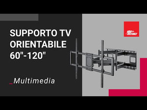 Supporto TV a Parete Orientabile 120 Pollici 120Kg