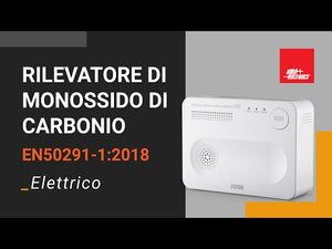 Rilevatore Monossido di Carbonio Certificato EN50291-1:2018