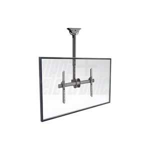 Supporto TV a soffitto con TV montato