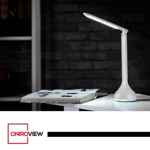 Lampada Led Ricaricabile da Tavolo Interno Lampy Plus Braccio Richiudibile