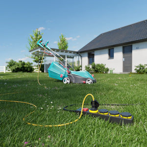 Ciabatta da Esterno Multipresa 4 Posti IP44 Impermeabile Spina Schuko 1.5mt