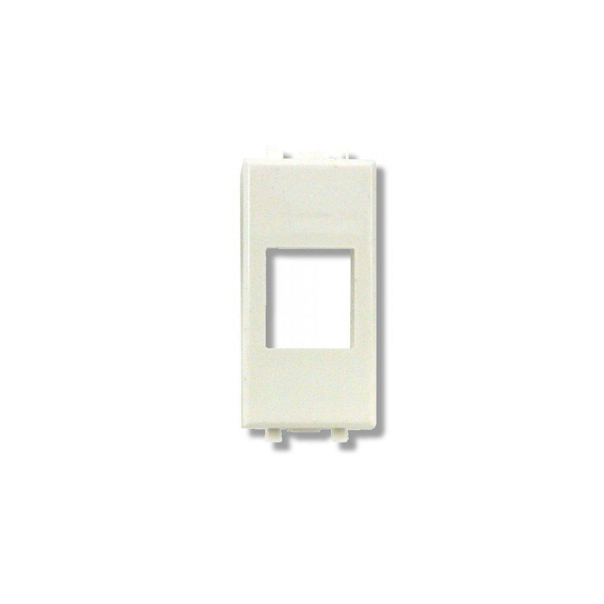 Adattatore keystone serie Ave Domus (S44) per frutti rj45 ethernet colore bianco - Oniroview