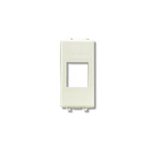Adattatore keystone serie Ave Domus (S44) per frutti rj45 ethernet colore bianco - Oniroview