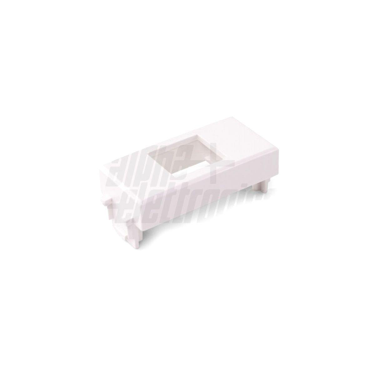 Adattatore keystone serie Ave Domus (S44) per frutti rj45 ethernet colore bianco - Oniroview
