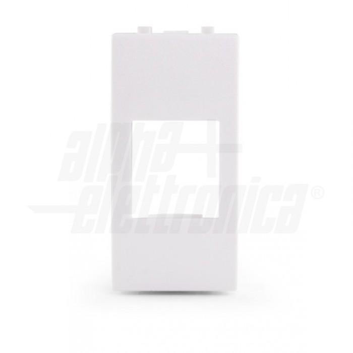 Adattatore keystone serie ABB Mylos per frutti rj45 ethernet colore bianco