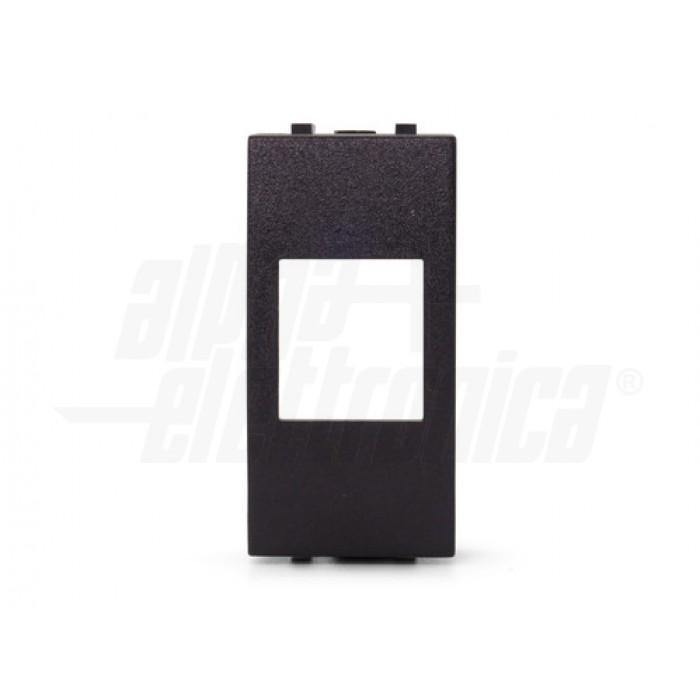 Adattatore keystone serie ABB Mylos per frutti rj45 ethernet colore nero