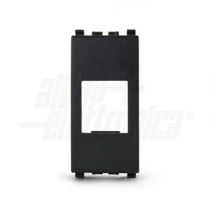 Adattatore keystone serie Vimar Eikon per frutti rj45 ethernet colore nero