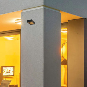 Applique Led Esterno da Parete ASH 6W Alluminio IP54 luce naturale