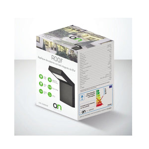 Applique Led Esterno da Parete Roof 10W Alluminio IP54 luce naturale Monoemissione