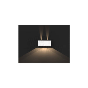 Applique Up Down da Parete Led 18W con Doppio Fascio Regolabile IP65 esterno/interno, Bianco