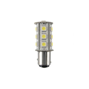 BAY15D Led Lampadina Baionetta Nautica Imbarcazioni 2W 12V (10-30Vdc) Fredda