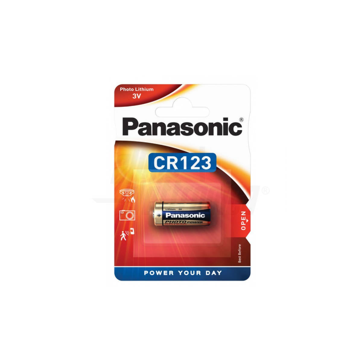 CR123 Batteria Litio 3V CR123A, DL 123, A K 123 La