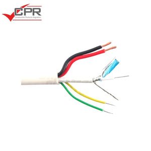 Cavo minicoassiale 100mt rigido75 ohm + 2 poli alimentazione 2x0,50 + 2 poli brandeggio 2x0,22 per videosorveglianza - Oniroview