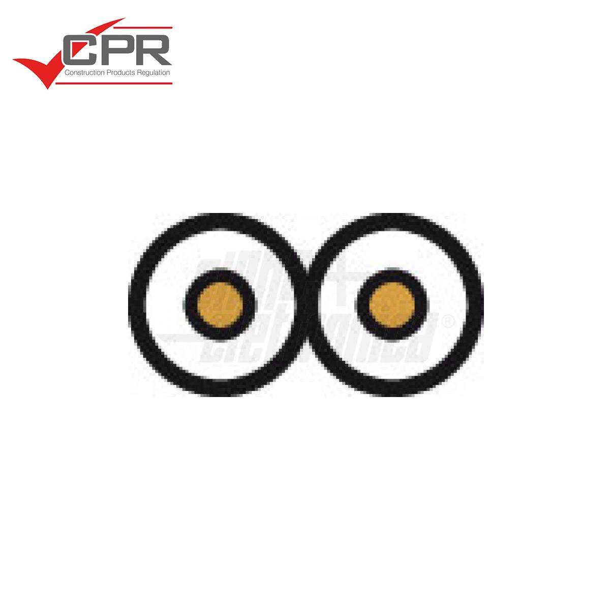 Cavo piattina audio matassa 100mt 2x0.50mm rosso nera rame puro CPR eca per alimentazione e impianti audio - Oniroview