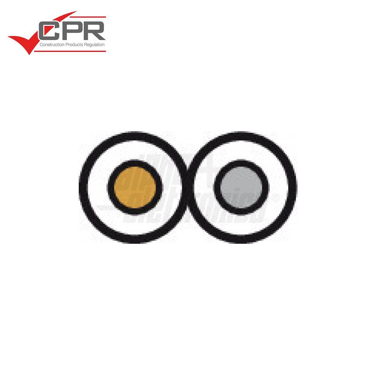 Cavo piattina audio matassa 100mt 2x2 mm trasparente rame puro CPR per alimentazione e impianti audio - Oniroview