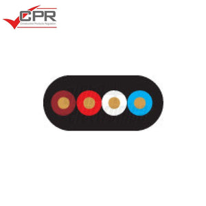 Cavo telefonico 4 poli matassa 100mt piatto colore nero rame puro eca - Oniroview