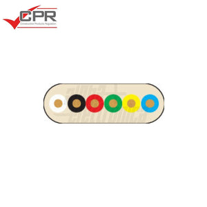 Cavo telefonico 6 poli matassa 100mt piatto colore avorio rame puro eca - Oniroview