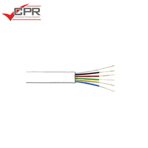 Cavo telefonico 6 poli matassa 100mt piatto colore bianco rame puro eca - Oniroview