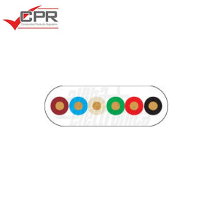 Cavo telefonico 6 poli matassa 100mt piatto colore bianco rame puro eca - Oniroview