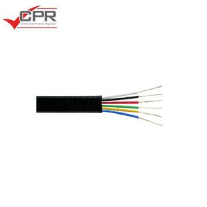 Cavo telefonico 6 poli matassa 100mt piatto colore nero rame puro eca - Oniroview