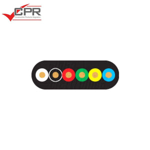 Cavo telefonico 6 poli matassa 100mt piatto colore nero rame puro eca - Oniroview