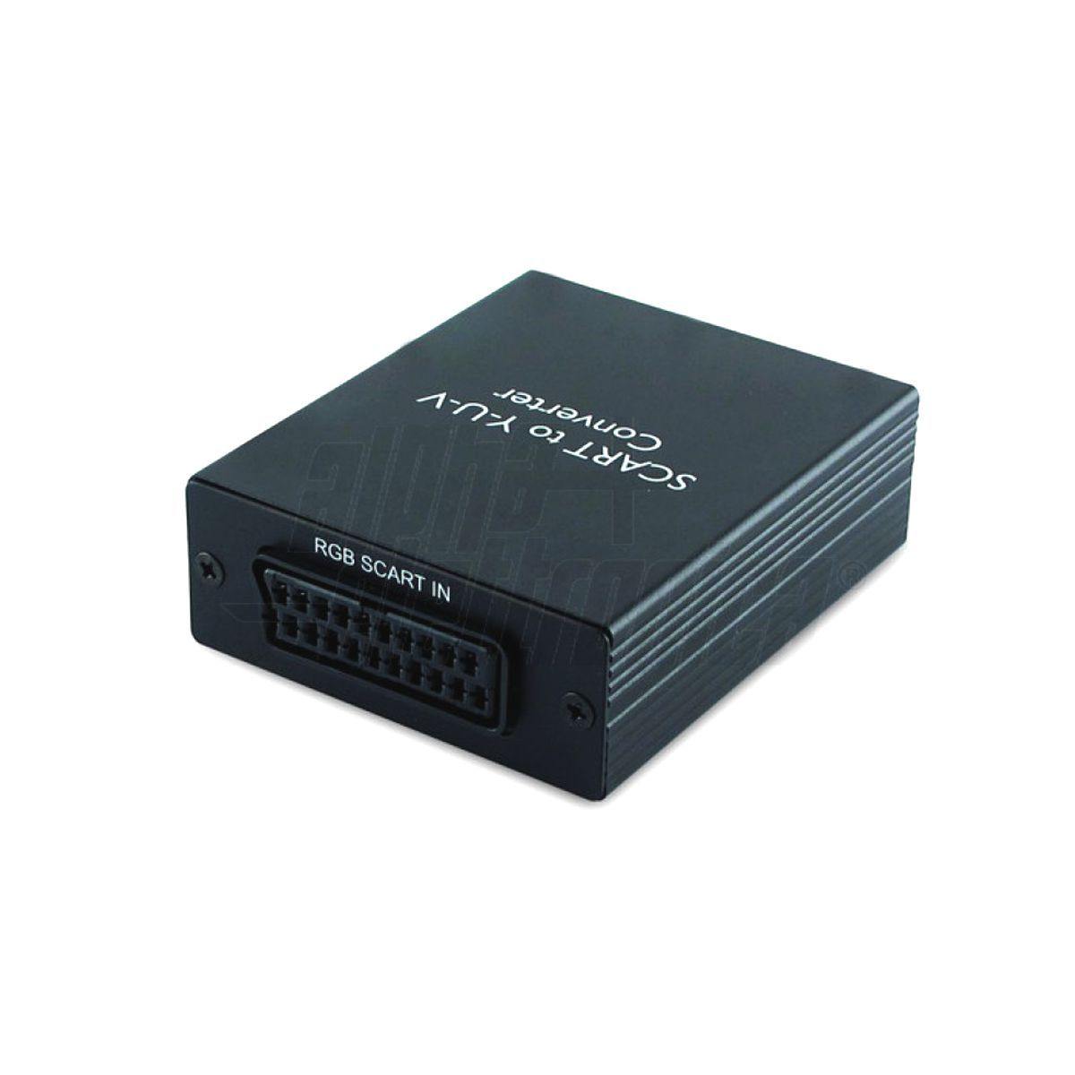 Convertitore attivo da segnale scart acomponent rgb, alimentatore incluso, per monitor, plasma, tv crt - Oniroview