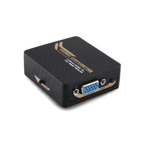 Convertitore di segnale da video composito S-video a vga idoneo per videoproiettori, videosorveglianza, dvd, PS3 - Oniroview