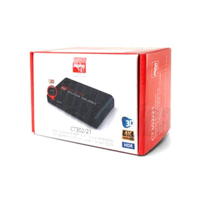 Splitter hdmi 2 uscite attivo 4K 60hz idoneo sky q HDR compatibile con smart EDID, con scaler