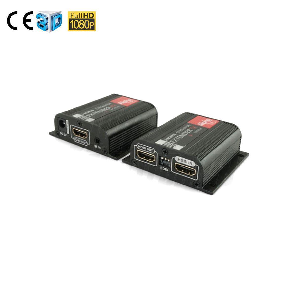 Amplificateur Adaptateur d'extension HDMI vers RJ45 récepteur +