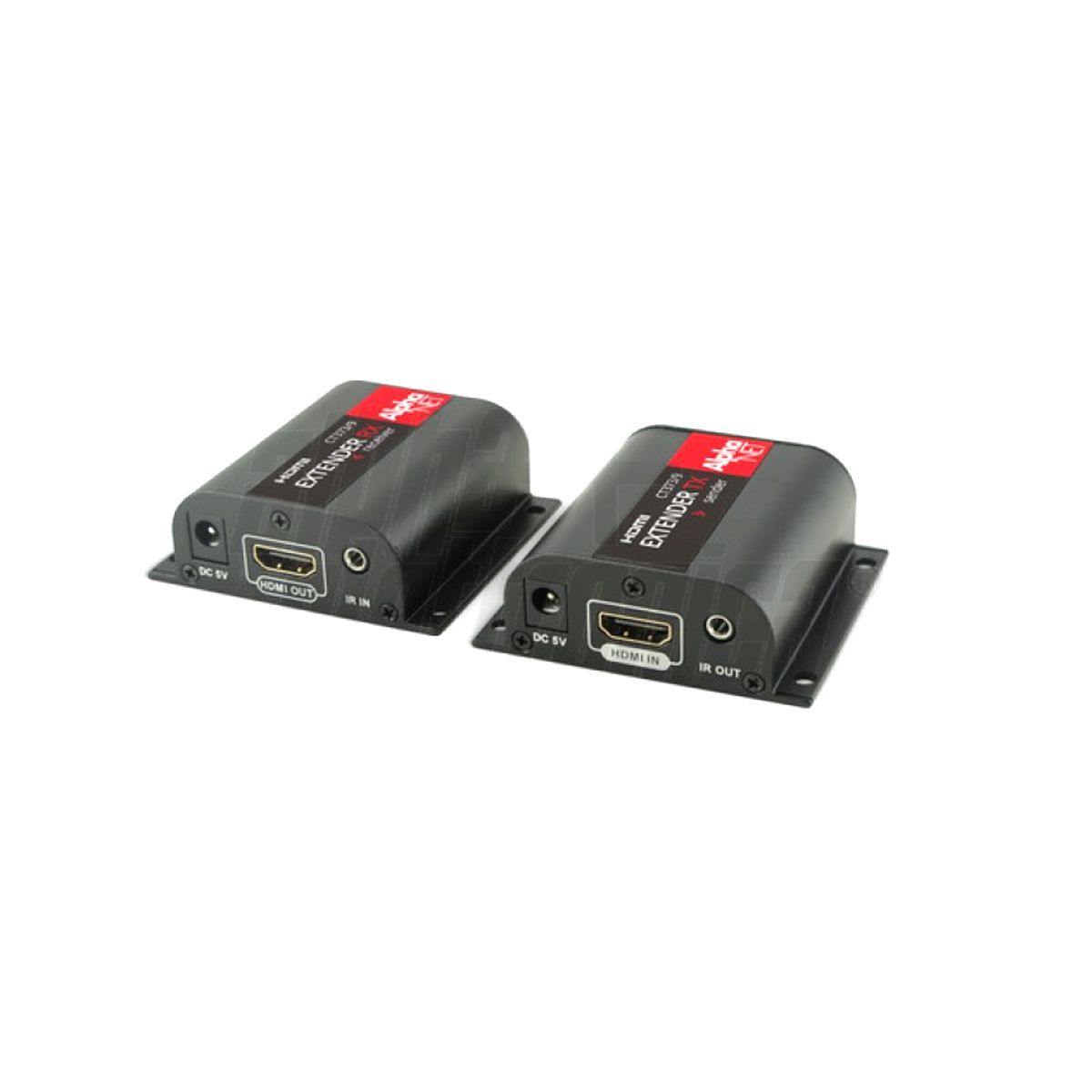 Extender hdmi ethernet 1080p 50mt su cavo cat.5e/6 attivo con ripetitore telecomando infrarossi - Oniroview