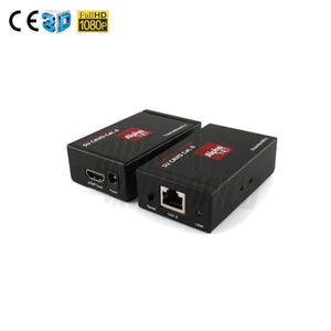 Extender hdmi ethernet 1080p 60mt 3D su cavo cat.5e/6 attivo con alimentatori - Oniroview