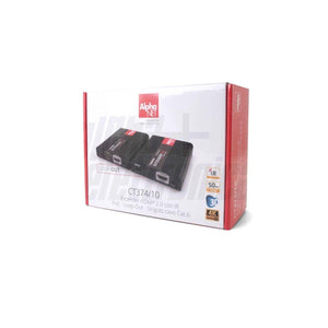 Extender hdmi ethernet 4K HDR 50mt loop out 3D PoE cavo cat.6 con ripetitore telecomando infrarossi