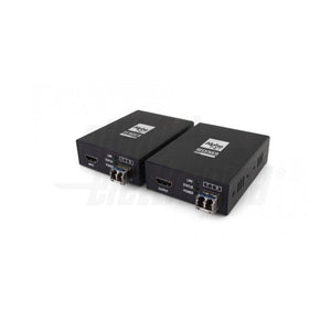 Extender hdmi 4K 30hz in fibra ottica monomodale SM 2000mt con RS232 - 3D