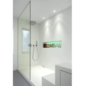 Faretto Doccia IP65 Incasso Cartongesso Bianco Opaco