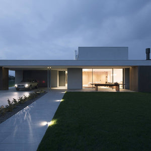 Faretto da Terra Doppia Emissione Esterno Giardino Led Acciaio 2.3W 24V IP67 Tondo