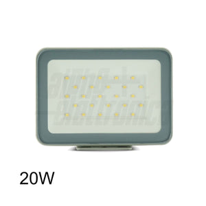 Faro Led Slim da Esterno da Parete IP65 Vetro Temprato 4000K, Grigio