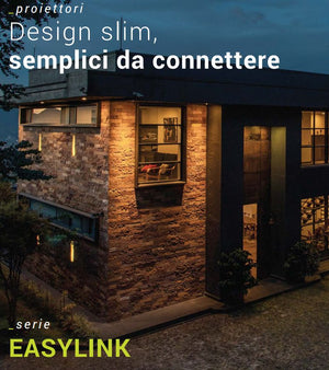 Faro Led Slim da Esterno da Parete IP65 Vetro Temprato 4000K, Grigio