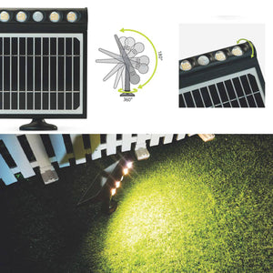 Faro a Led con Pannello Solare Fotovoltaico 8W con Sensore Pir
