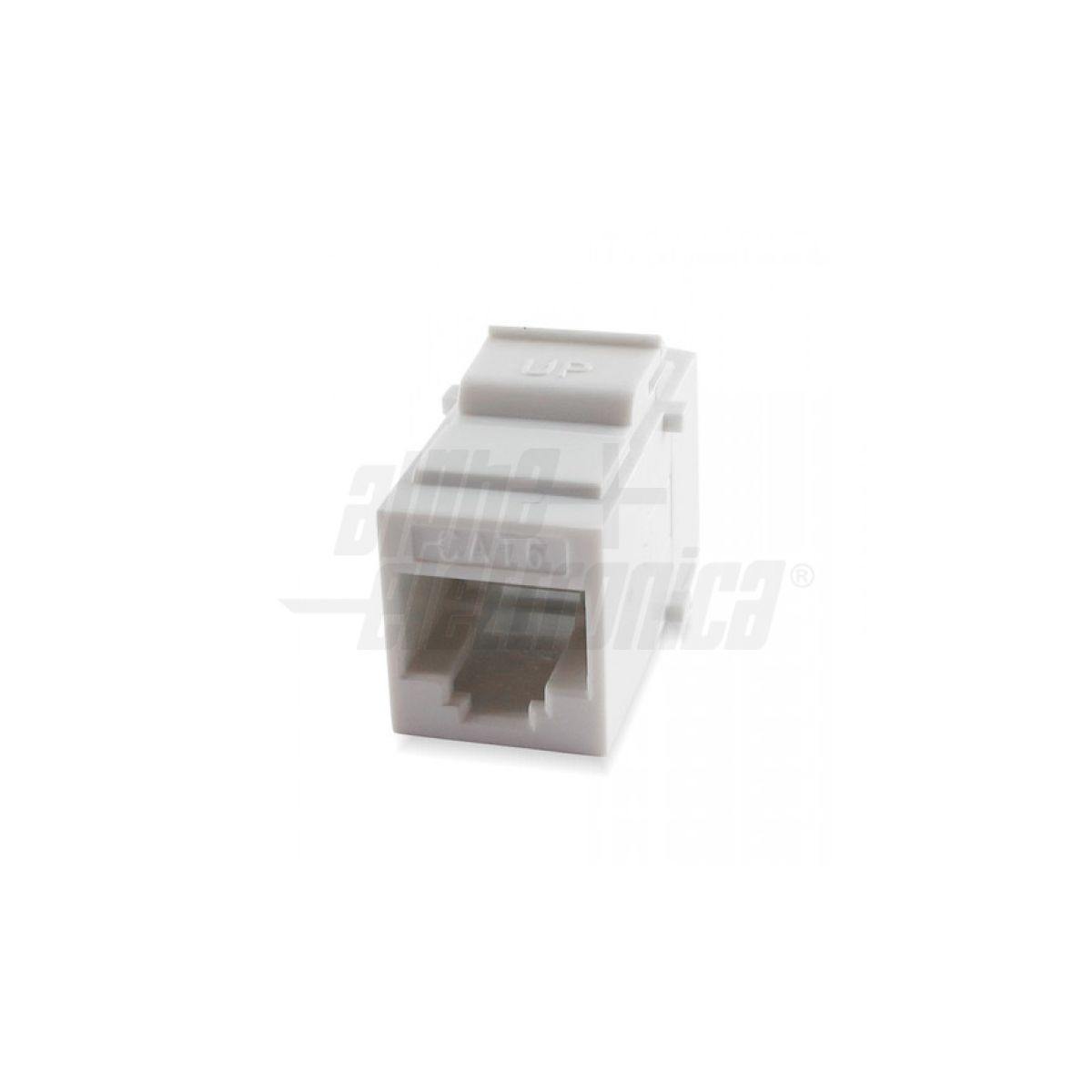 Giunto RJ45 cat.6 frutto keystone UTP f/f accoppiatore colore bianco - Oniroview