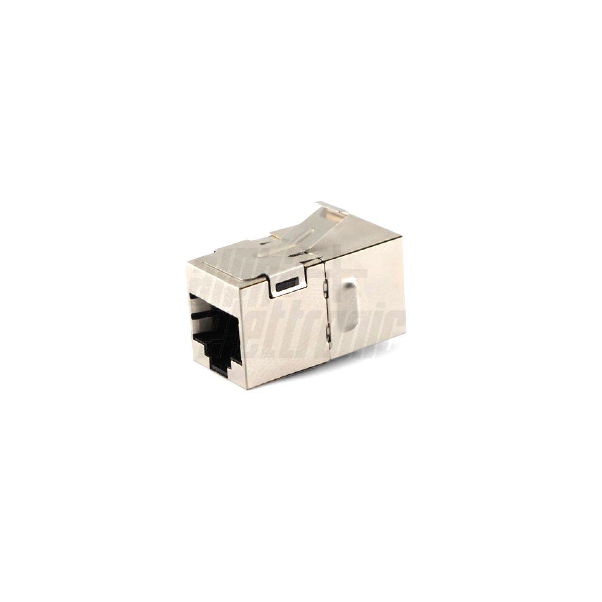 Giunto RJ45 cat.6 frutto keystone metallico FTP schermata femmina femmina colore naturale - Oniroview